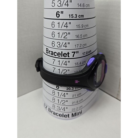 Timex Ironman Womens 36mm 30 Lap Indiglo Digital Purple Black WR 50M New Battery - Picture 7 of 11